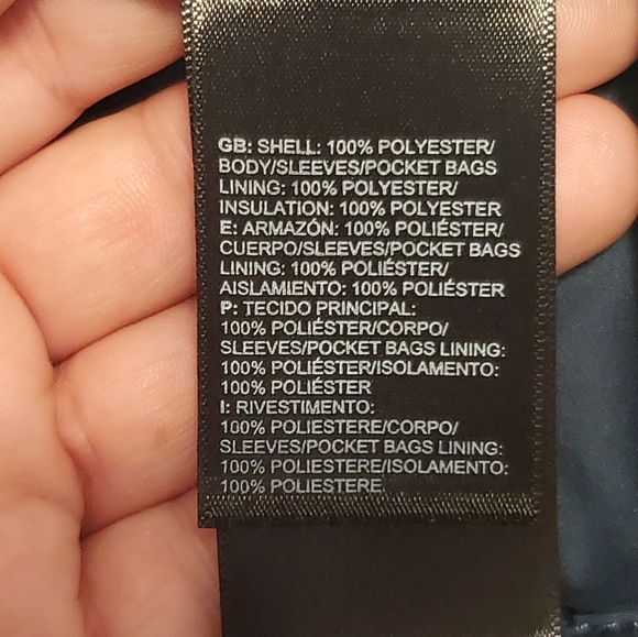 The north face Tamburello Insulated Ski Jacket in Navy. - Picture 5 of 8